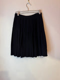 Prada Knee- Length Pleated A- Line Skirt Size 36