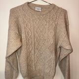 Christian Dior Cable Knit Crewneck Sweater