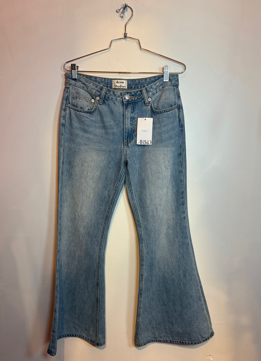 Acne Studios Flared Pants Denim