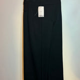 Hermes Pleated Wide Leg Pants Black