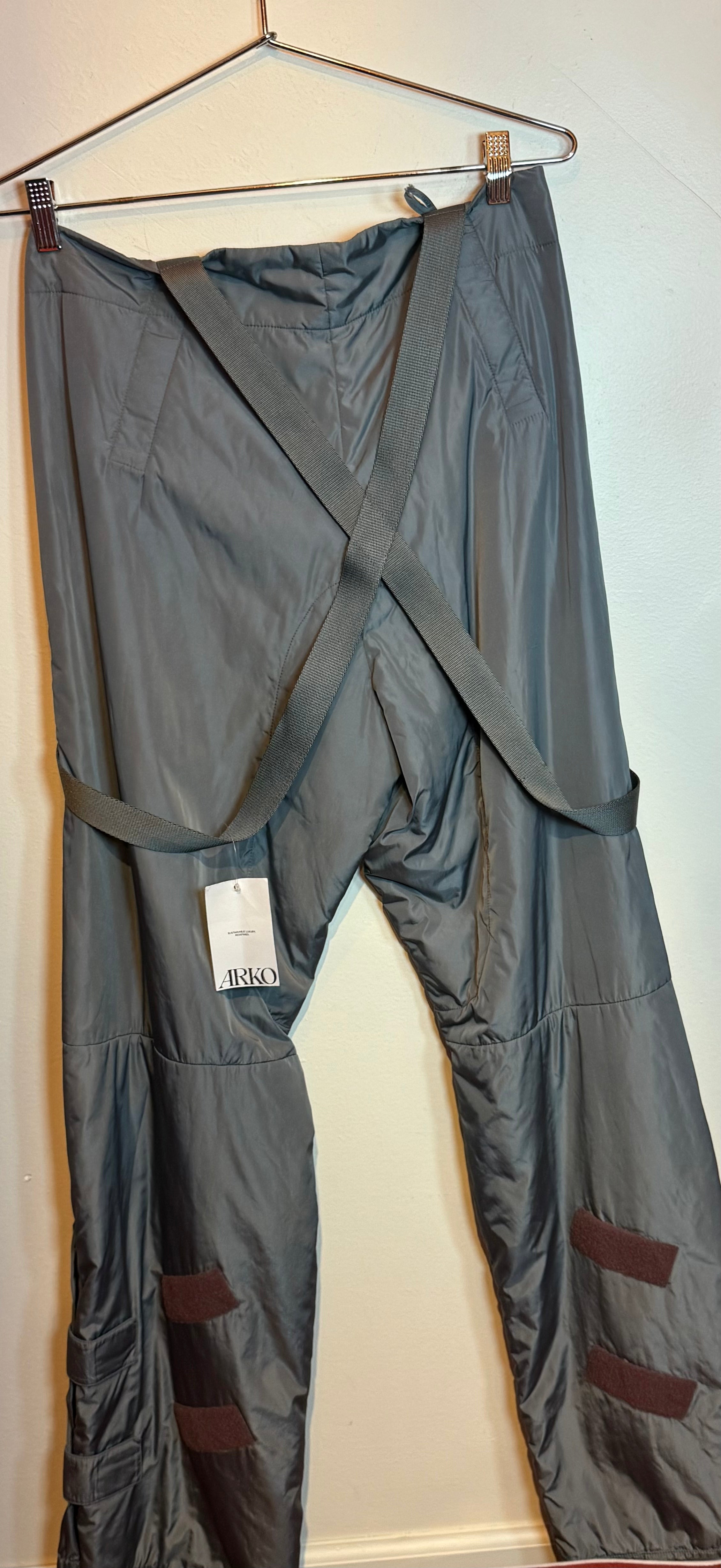 Prada Grey Snow Nylon Pants