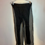 Vintage Helmut Lang Pants w/ Sheer Black