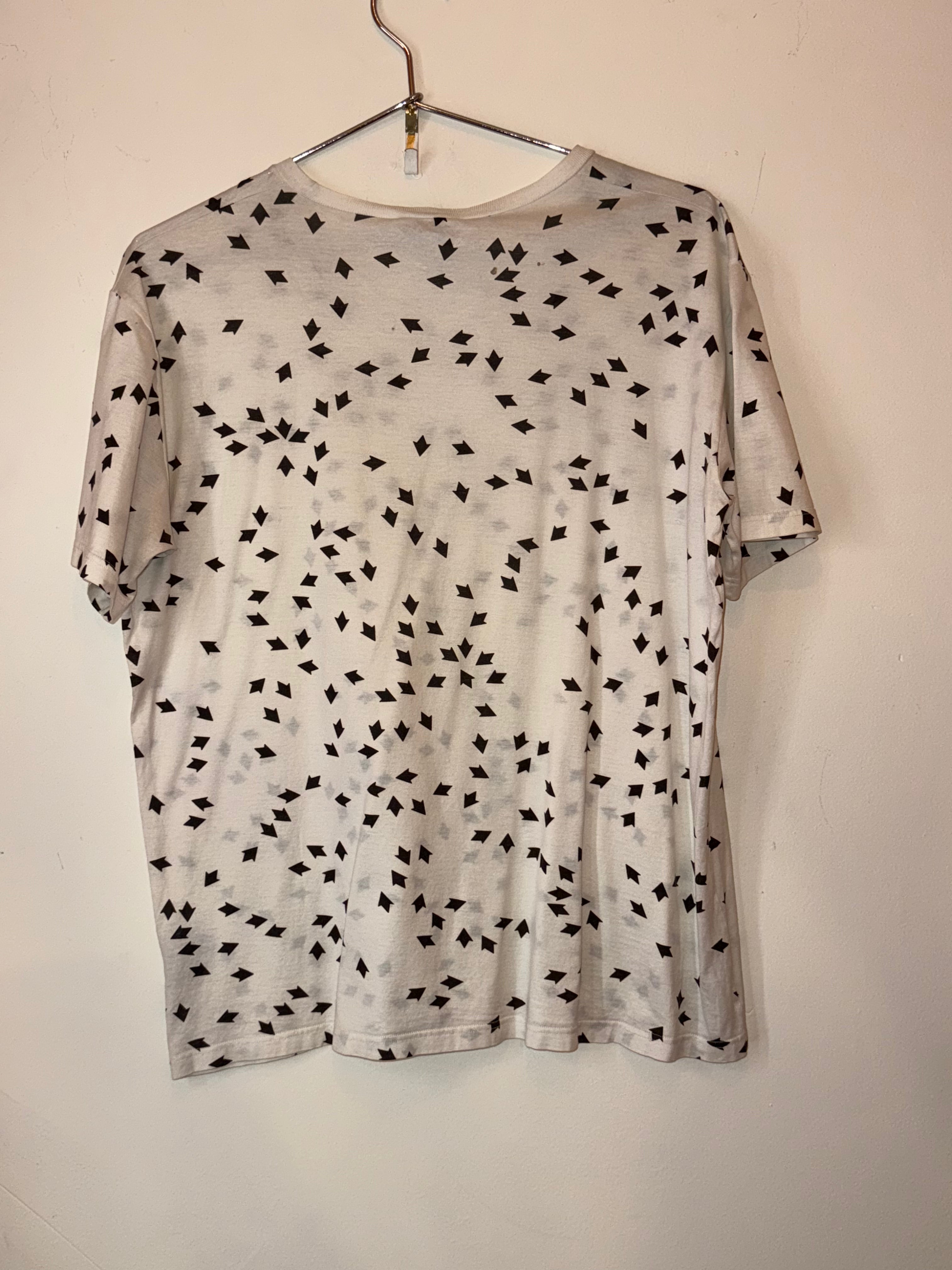 Dior Homme Arrow All-over Print Tee Shirt White