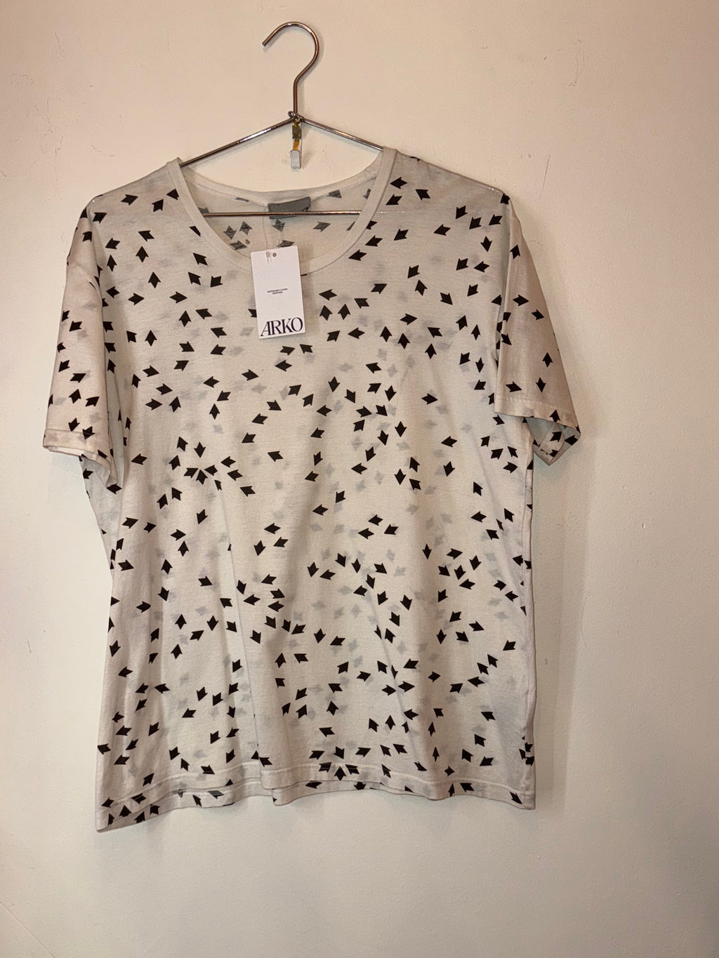 Dior Homme Arrow All-over Print Tee Shirt White