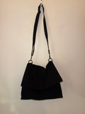 Issey Miyake Black Foldover Crossbody