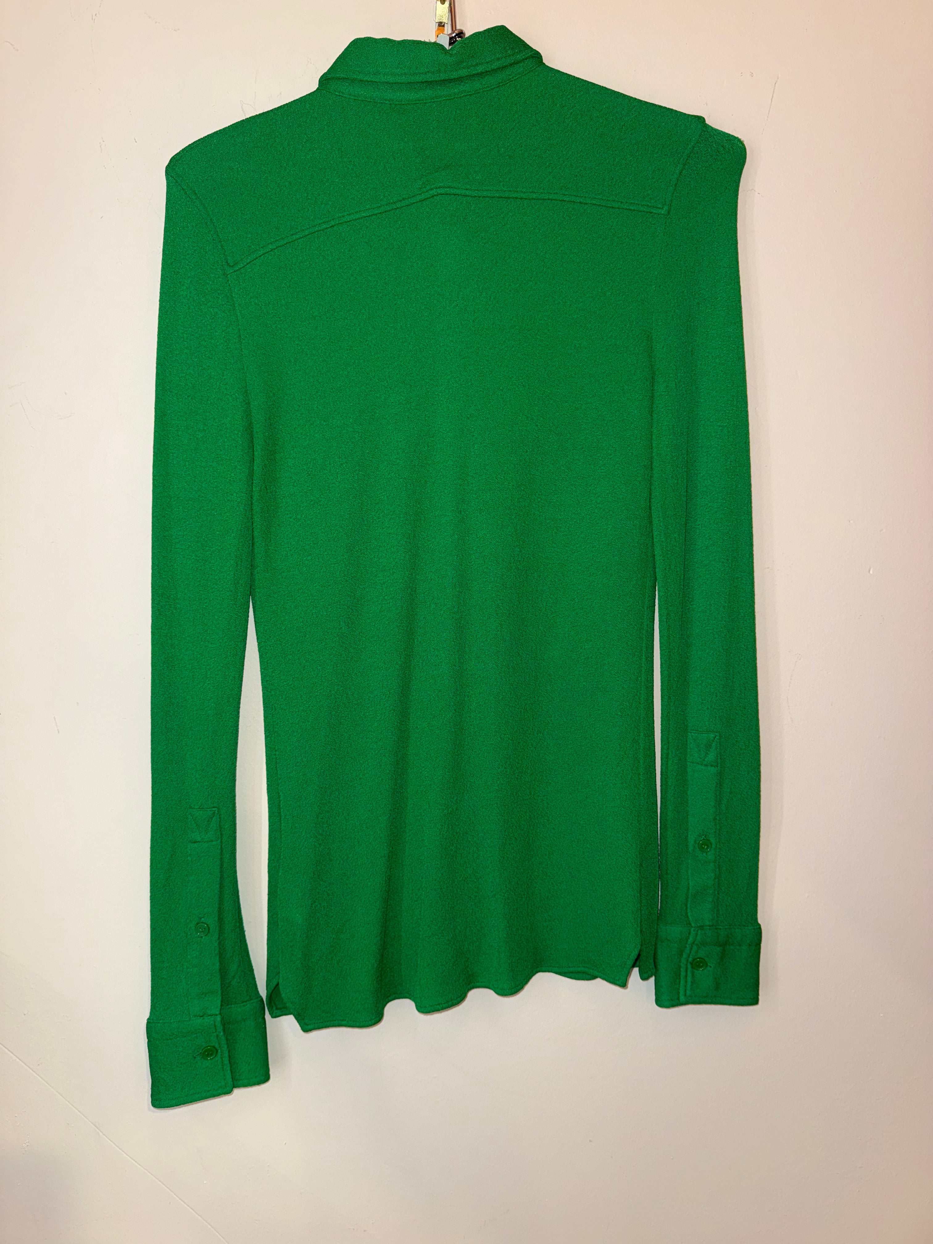 Bottega Veneta Green button down shirt size 34