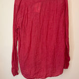 Loro Piana redish/pink button down xs