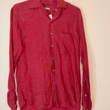 Loro Piana redish/pink button down xs