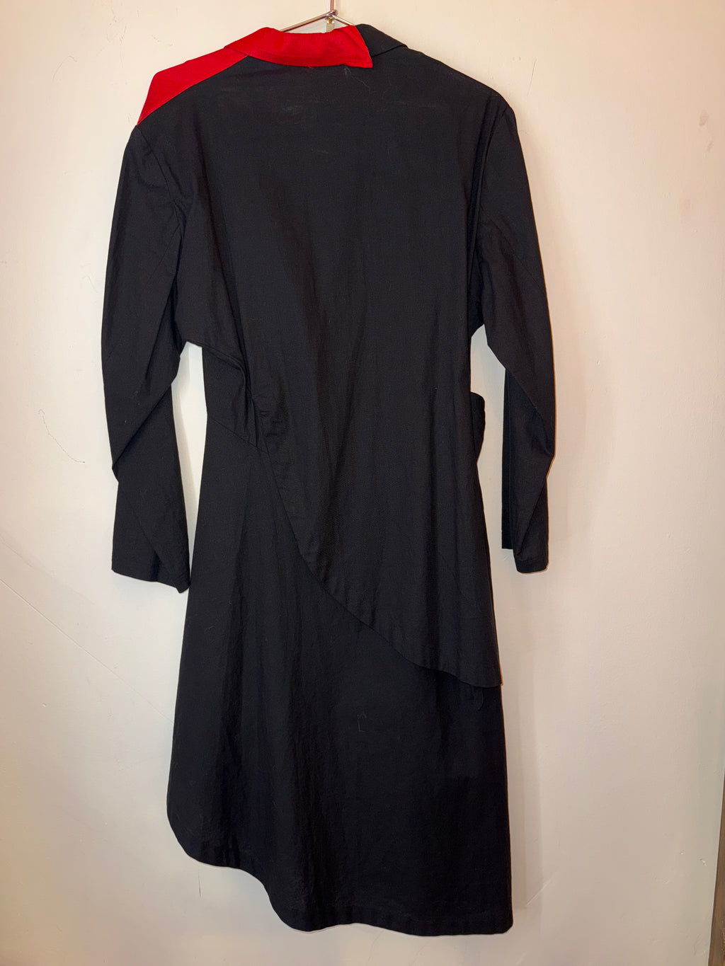 Yohji Yamamoto Red/ Black blazer dress
