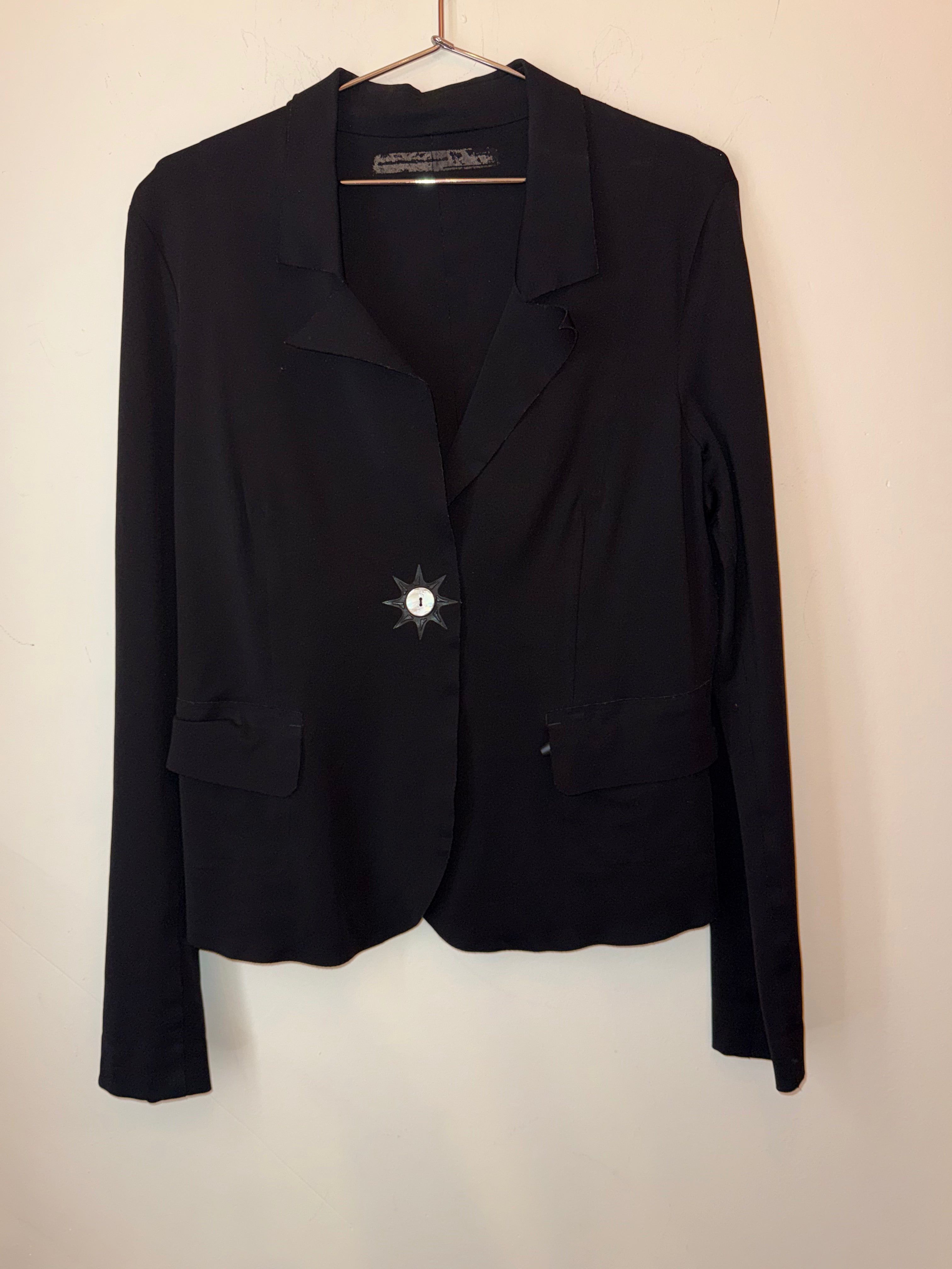 Girbaud Black jacket with Sun detail