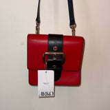 Vivienne Westwood Red with Black buckle bag￼