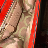 Vivienne Westwood Red with Black buckle bag￼