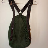 Prada green mini book bag