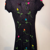 Vivienne Tam Floral Mesh Dress