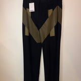 Givenchy Black/Green Trousers Size 40