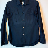 Yohji Yamamoto Black button down Size 2 Cotton