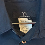 Yohji Yamamoto Black button down Size 2 Cotton