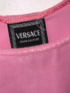 Vintage Versace Pink Top Size Large