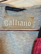 Galliano Purple Print Nylon Jacket