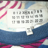 Maison Margiela season 17 laundry pile print tee shirt multicolor size 4