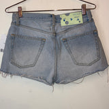 Off White Denim Shorts 2013