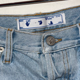 Off White Denim Shorts 2013