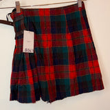 Prada Tartan Print Skirt Size 38