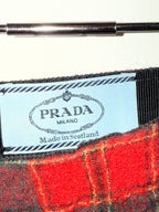 Prada Tartan Print Skirt Size 38