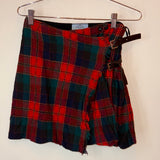 Prada Tartan Print Skirt Size 38