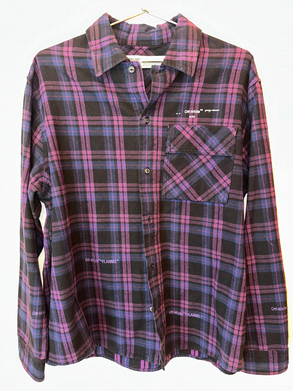Off-White Flannel Shirt SS 2020