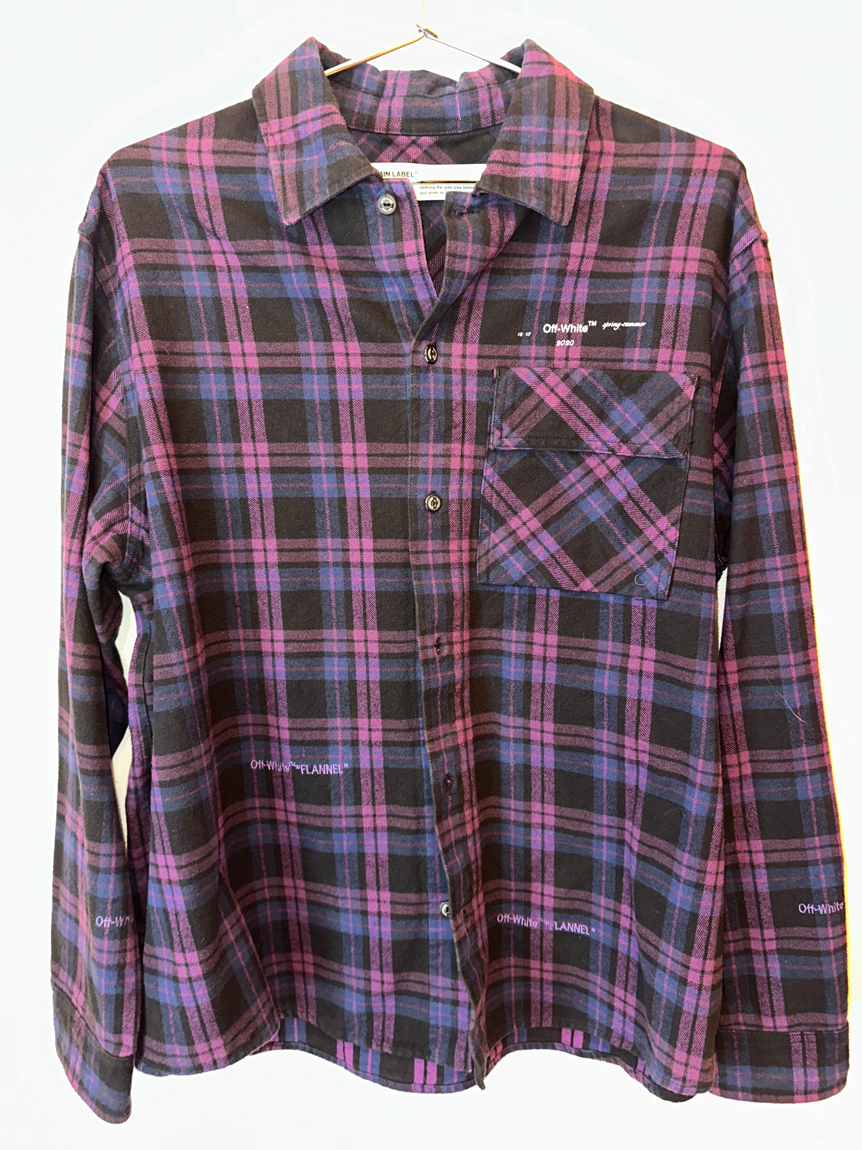 Off-White Flannel Shirt SS 2020