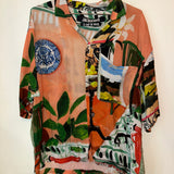 Jacquemus Resort Beach Graphic Button Up