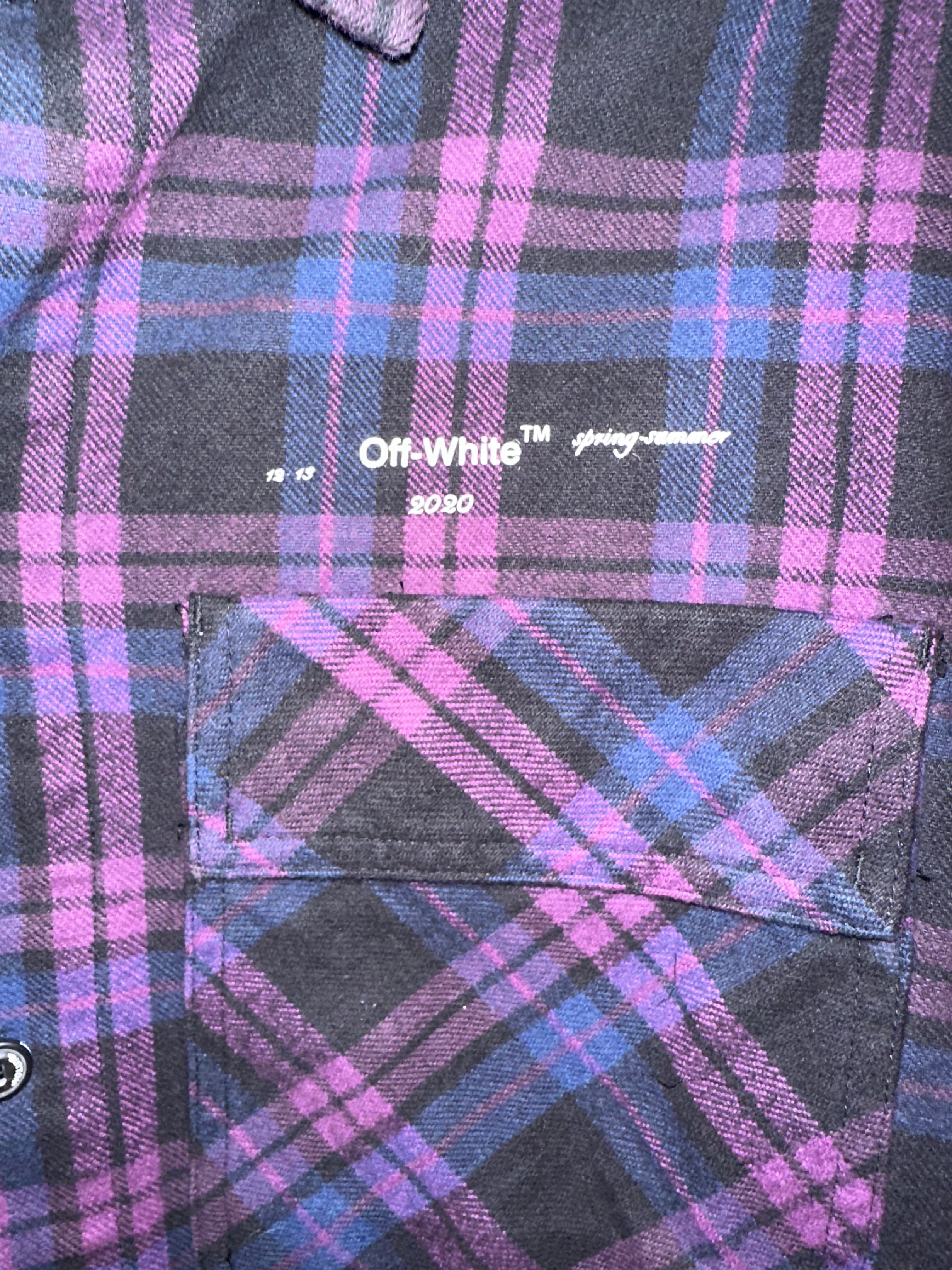 Off-White Flannel Shirt SS 2020