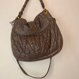 Miu Miu Grey Shoulder bag with Gold hardware