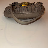 Miu Miu Grey Shoulder bag with Gold hardware