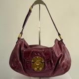 MIU MIU Purple Leather Handbag