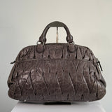 MIU MIU Metalesse Grey Bag