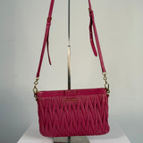 MIU MIU Pink Metalesse Crossbody