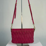 MIU MIU Pink Metalesse Crossbody