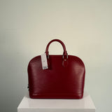 Louis Vuitton Alma Red Epi