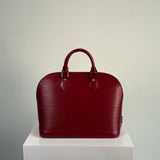 Louis Vuitton Alma Red Epi