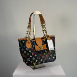 Louis Vuitton Black Monogram Muticolor Annie MM Tote Bag