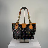 Louis Vuitton Black Monogram Muticolor Annie MM Tote Bag