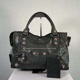 Balenciaga Motocross City Giant – Black Leather