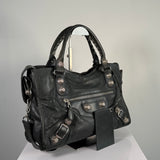 Balenciaga Motocross City Giant – Black Leather