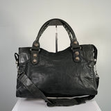 Balenciaga Motocross City Giant – Black Leather