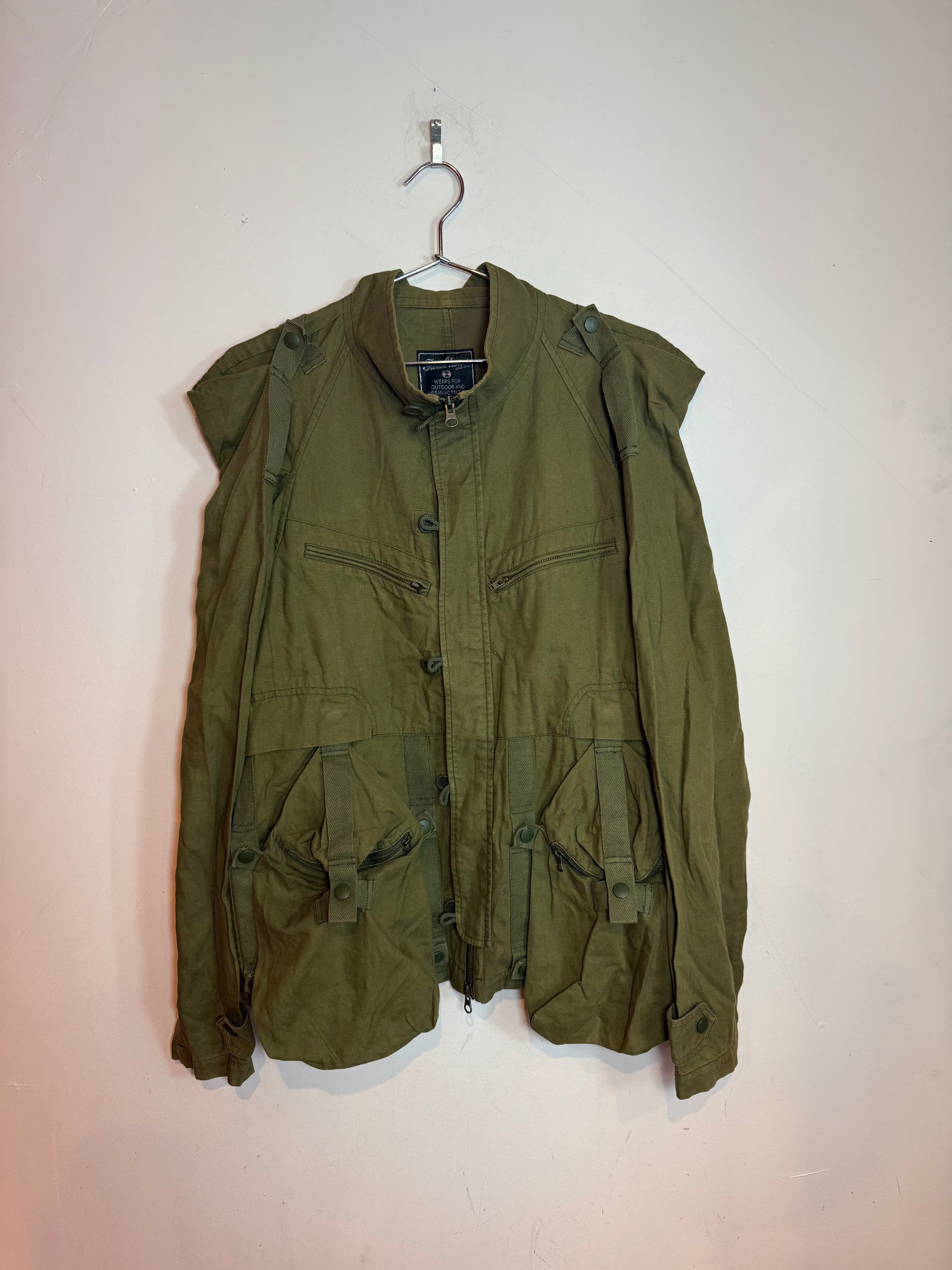 Final Home x Issey Miyake Parachute Removable Pouch Utility Jacket