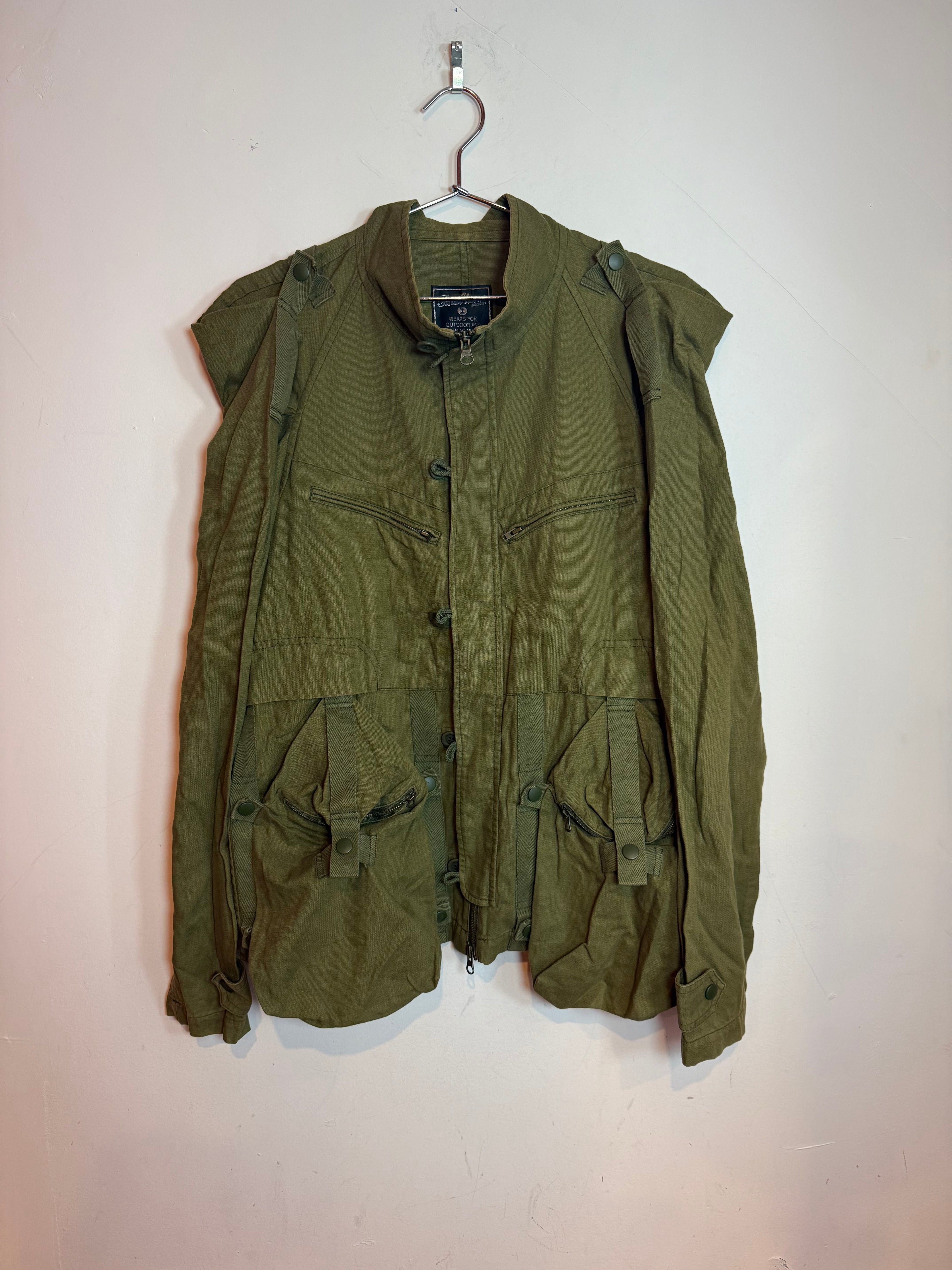 Final Home x Issey Miyake Parachute Removable Pouch Utility Jacket