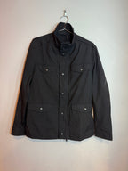 Prada Multi Pocket Utility Military Field Jacket Black
