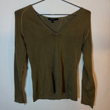 Vintage Gucci x Tom Ford Longsleeve Top Blouse (Green)